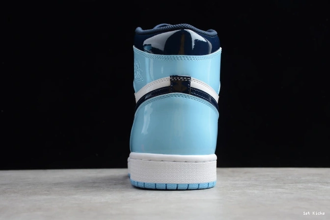 1st Kicks Shoes Jordan UNC Retro High 1 OG Patent CD0461-401 Air 0814